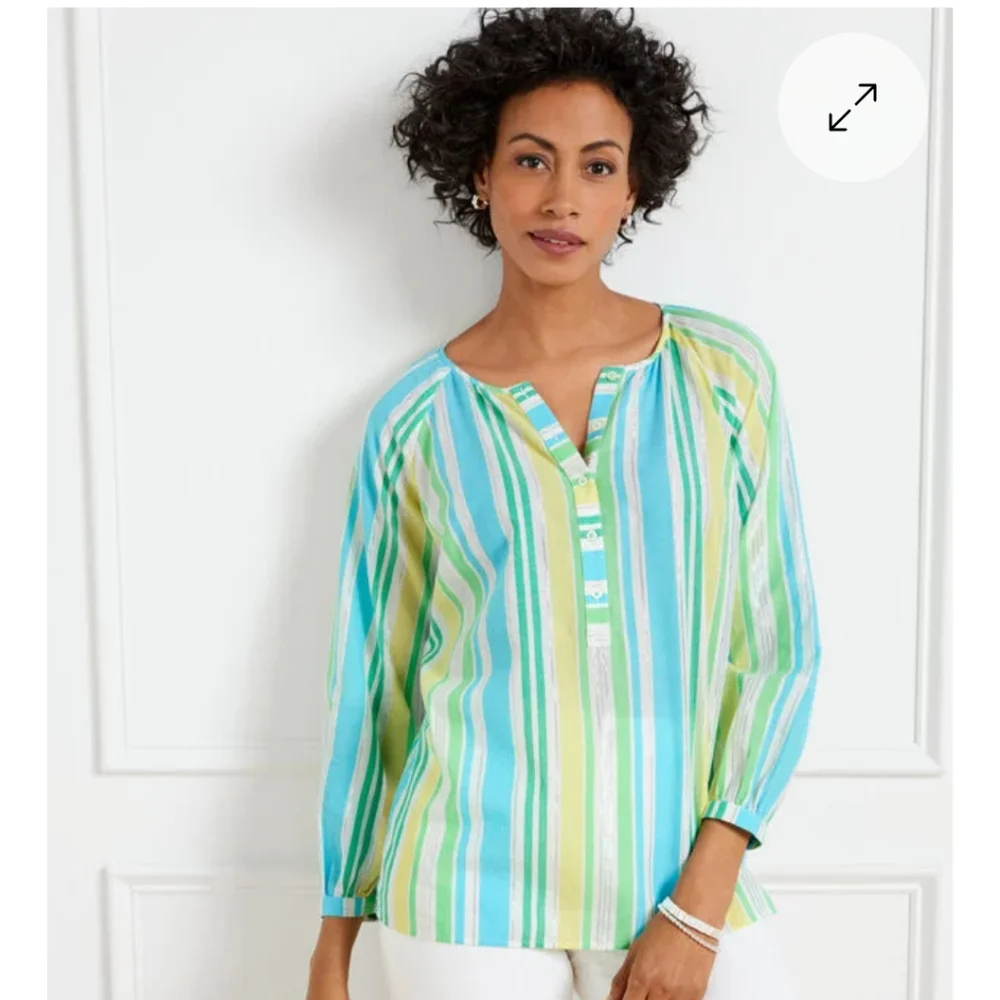 Sunny Stripe Popover NWT - Picture 1 of 7